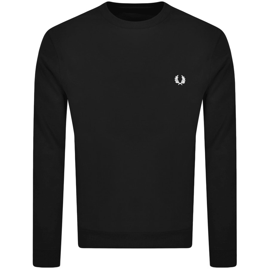 Alternative Image for ProductFred Perry Crew Neck Knit Jumper Black1